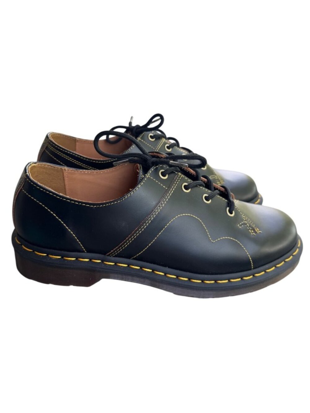 Dr. Marten's Church Shoe M 10 W 11 Black Leather Lace Up Dress Oxford .NO INSOLE